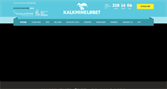 Desktop Screenshot of kalkminelob.dk